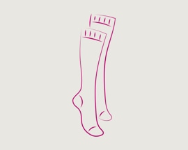 Ikonica para kompresivnih čarapa kao konzervativnih mjera